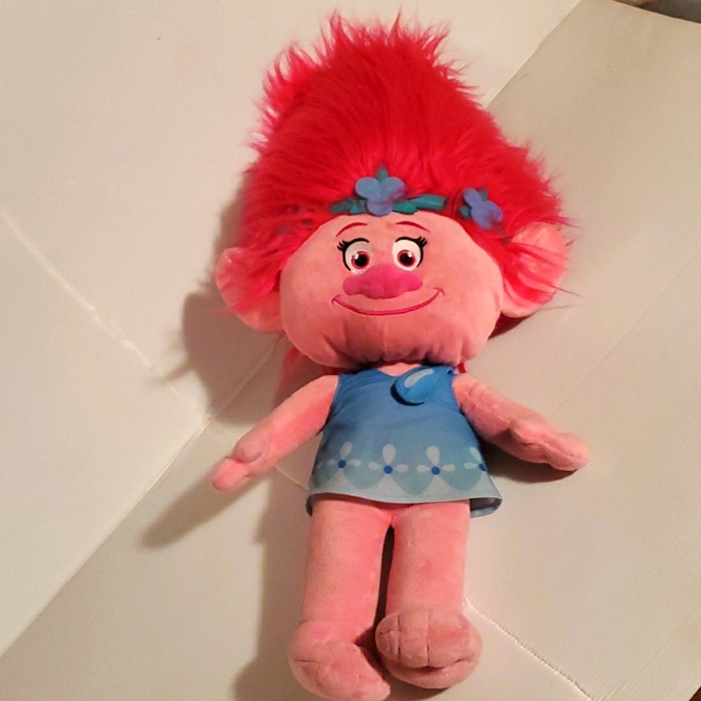 Dream Works Trolls Poppy big size doll plush stuffed animal